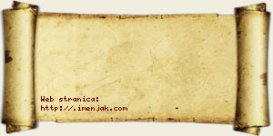 Natalija Aksentijević vizit kartica